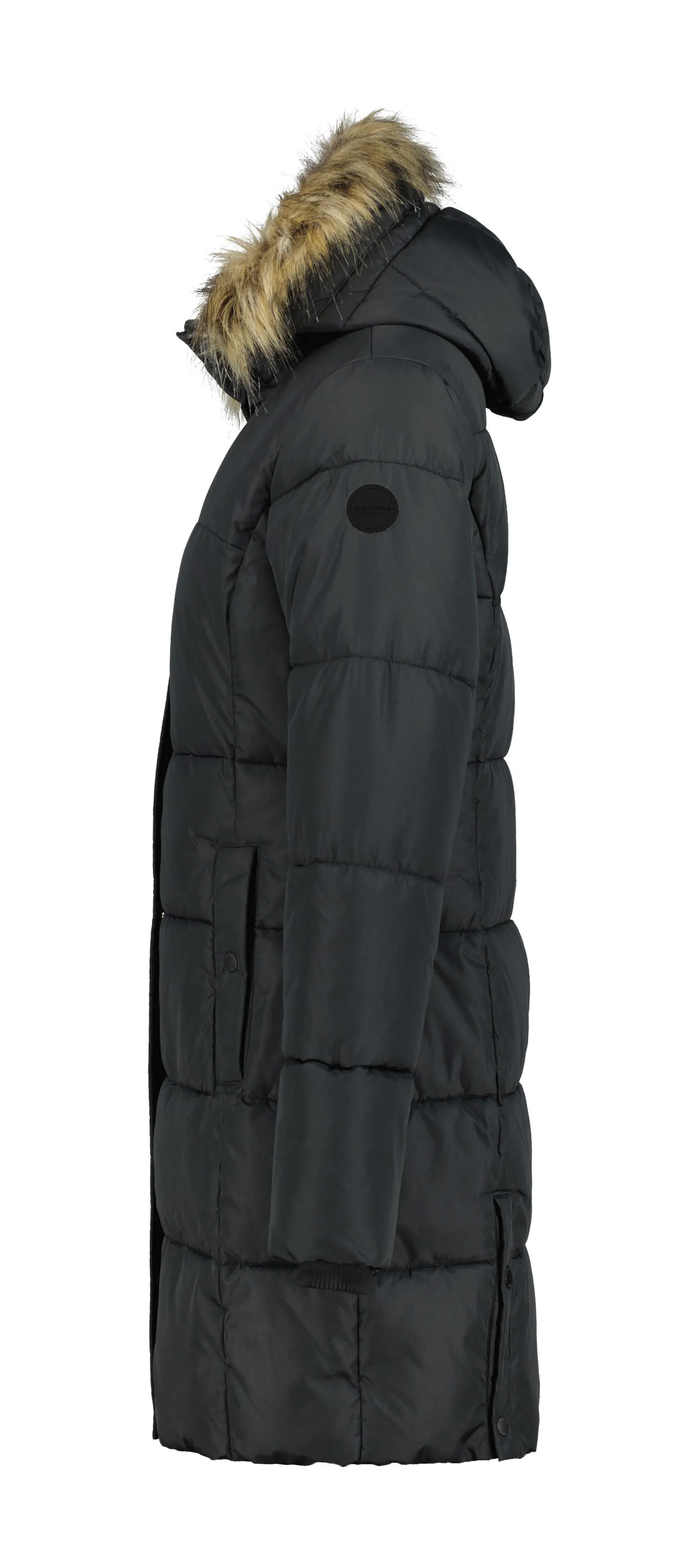 Icepeak Adaire Damen Mantel Winterjacke Outdoormantel schwarz