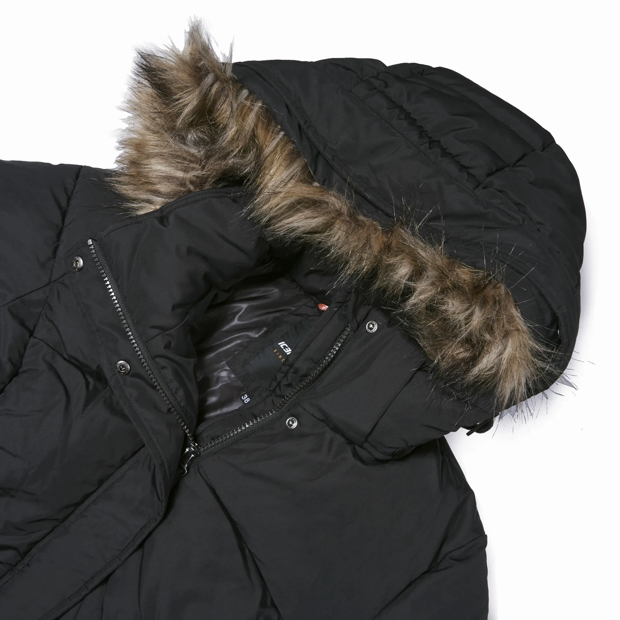 Icepeak Adaire Damen Mantel Winterjacke Outdoormantel schwarz