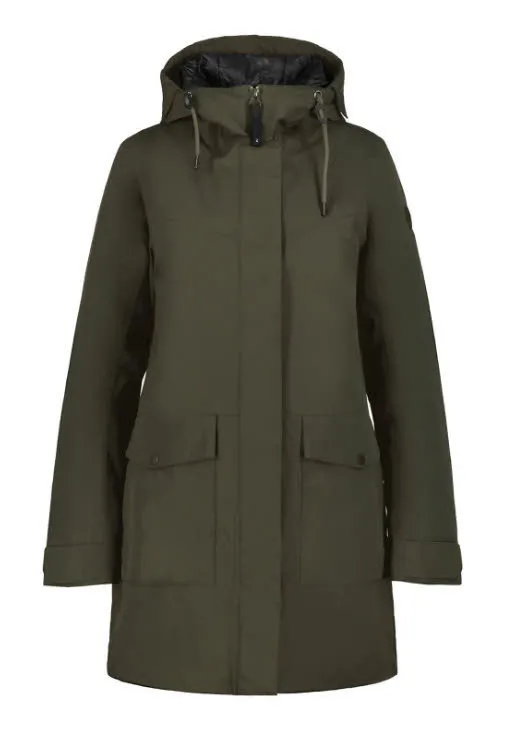 Icepeak Alpena Parka Freizeitmantel Damen dunkelgrün