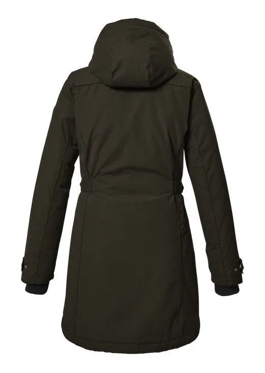 Killtec GW 70 Damen Parka Funktionsparka mit abzippbarer Kapuze grün
