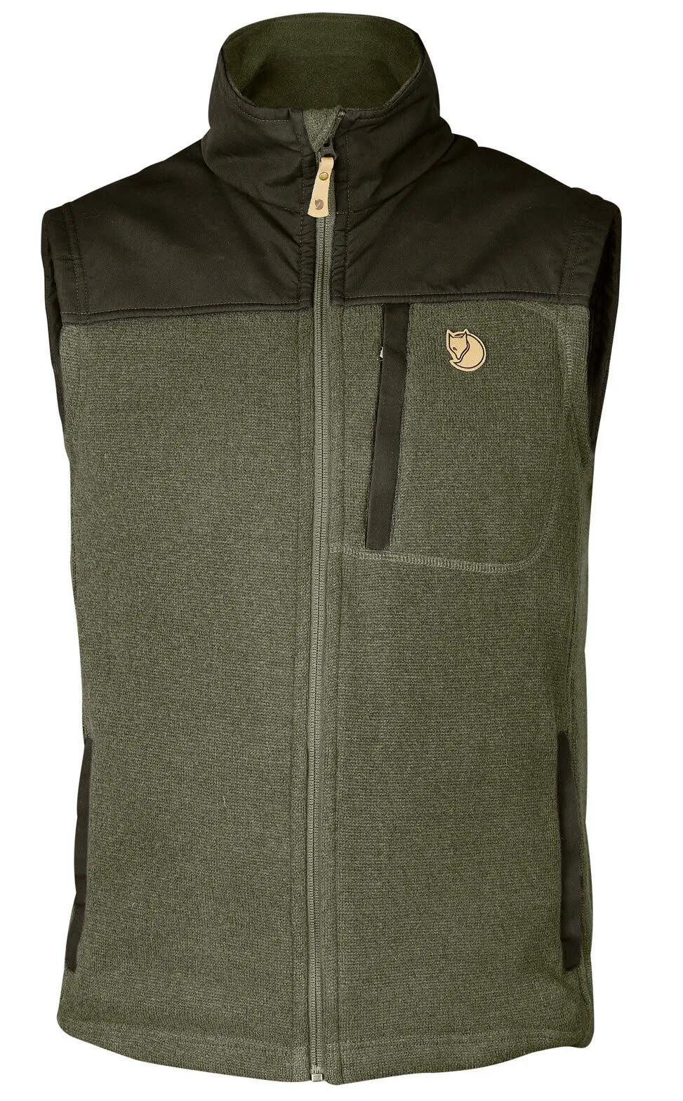 Fjällräven HE Buck Fleece Vest M Herren Fleecejacke ärmellos grün NEU