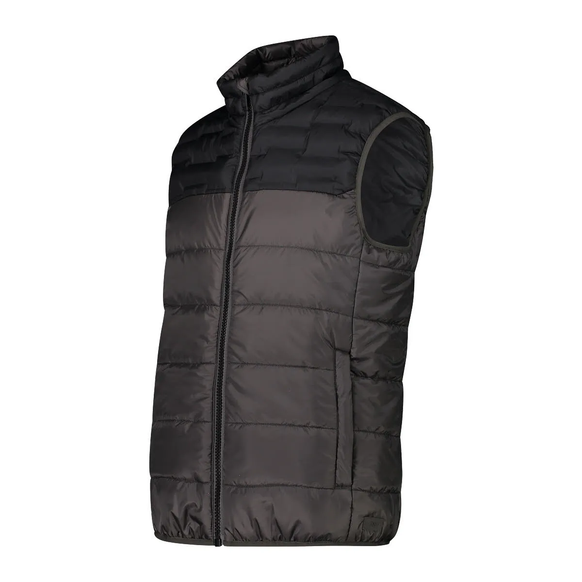 CMP Herren Weste Daunenweste Steppweste grau schwarz