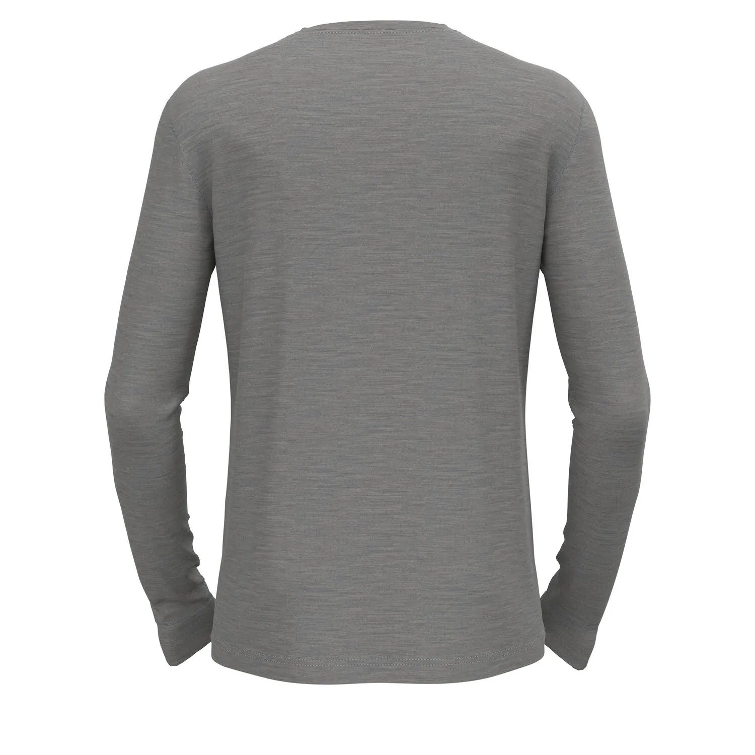 Odlo Natural Merino 200 Herren Base Layer mit Rundhalsausschnitt Unterhemd grau