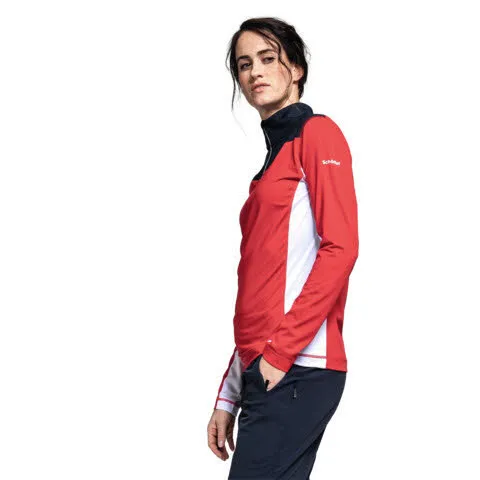 Schöffel Longsleeve Illhorn L Skirolli Funktionsshirt Langarmshirt Damen rot NEU
