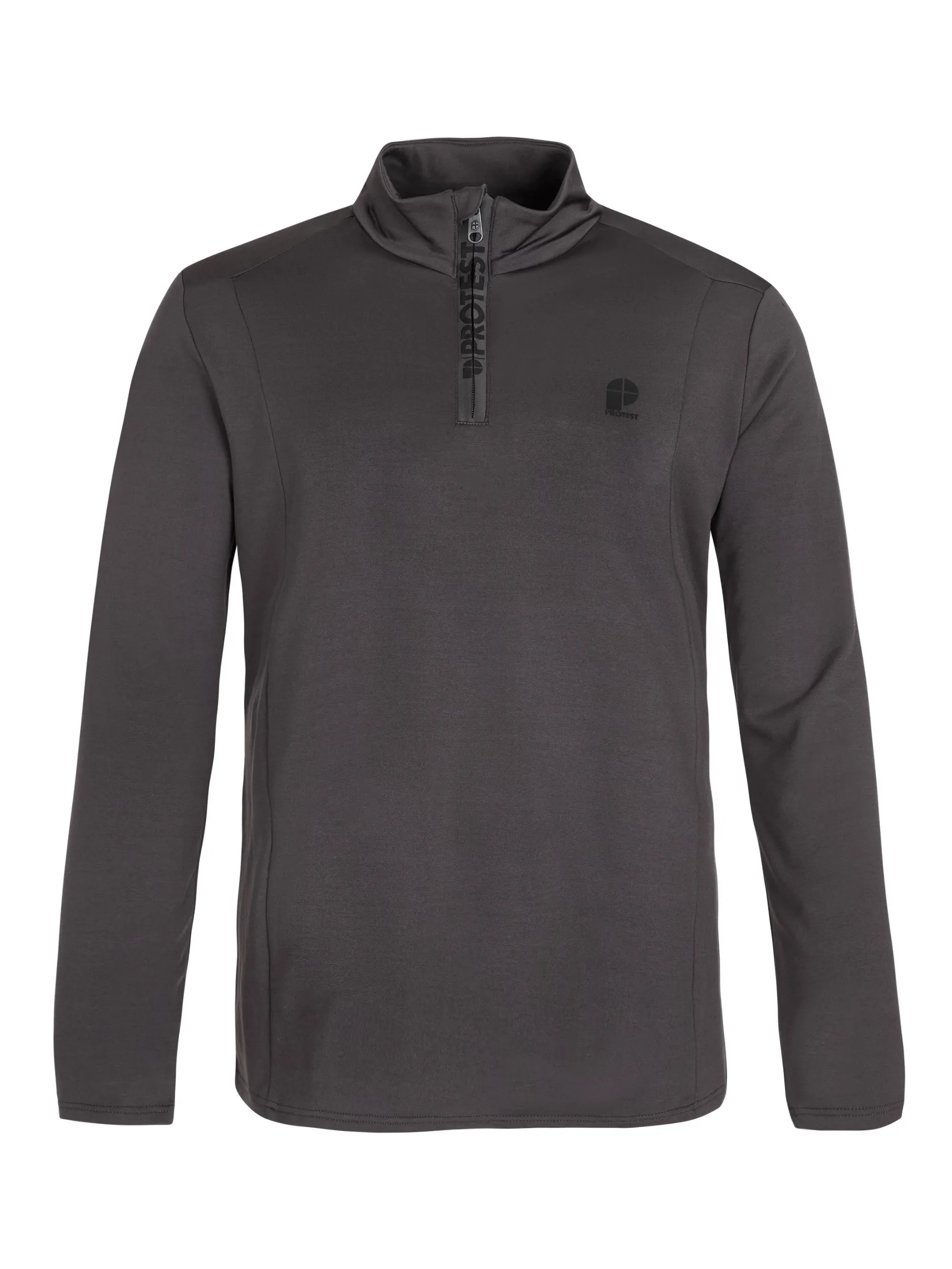 Prostest WILL 1/4 zip top Herren Skipullover Midlayer Funktionspullover deep grey NEU