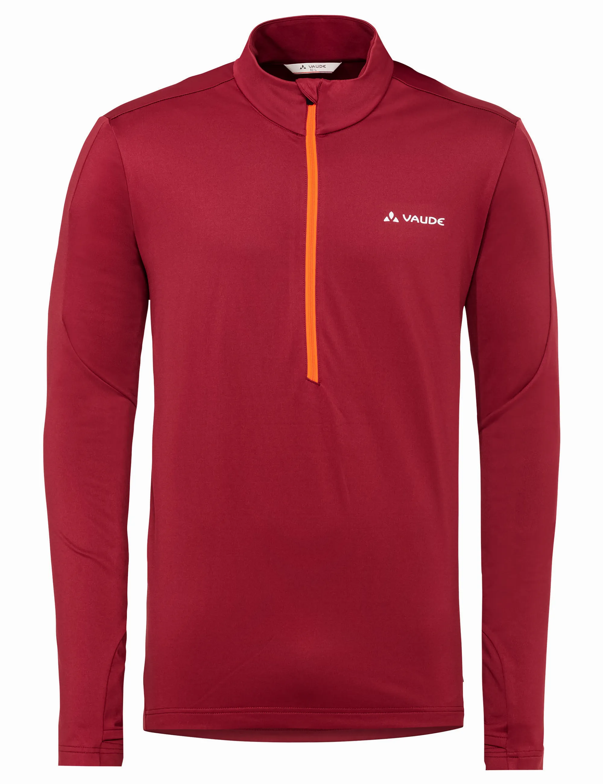 Vaude Men's Livigno Halfzip II Langarmshirt Skirolli Herren rot