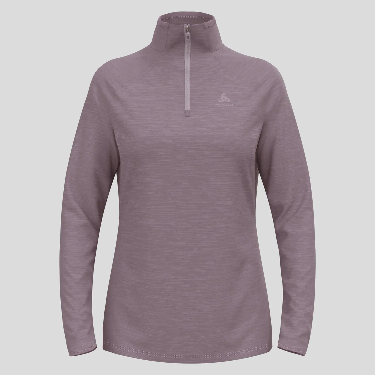 Odlo Damen Run Easy Midlayer Skirolli Fleecepullover lila