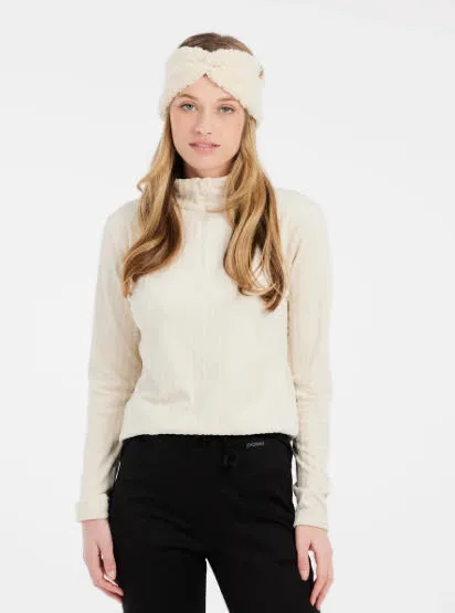 Protest PRTGAIL Skirolli Fleecepullover Damen weiß
