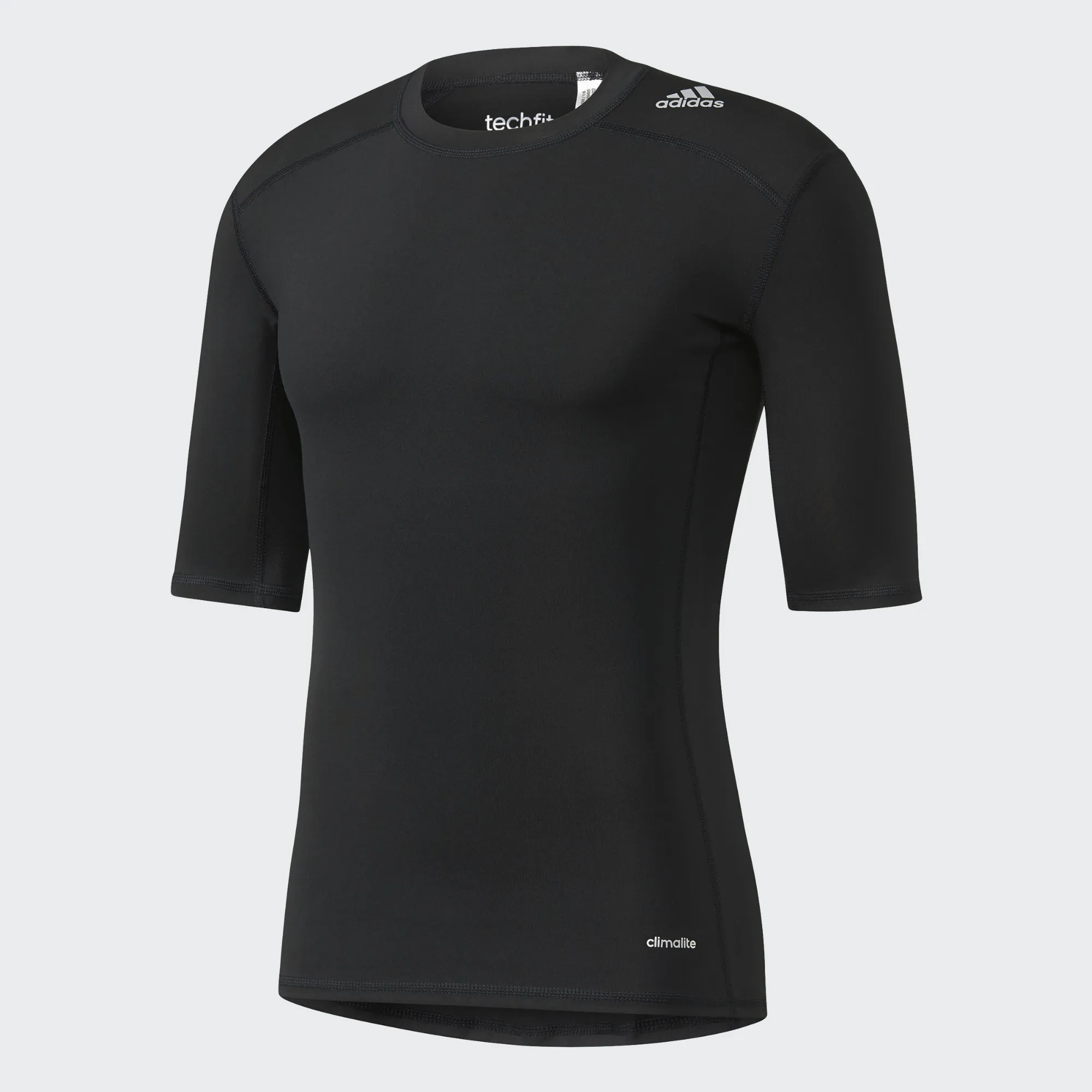 adidas Techfit Base T-Shirt Trainingsshirt Funktionsunterhemd Herren schwarz NEU