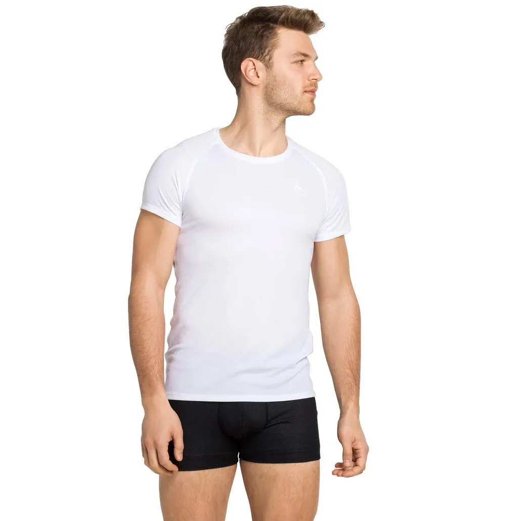 Odlo Active F-Dry Light Eco T-Shirt Herren Funktionsshirt weiß