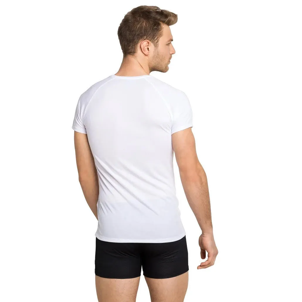 Odlo Active F-Dry Light Eco T-Shirt Herren Funktionsshirt weiß