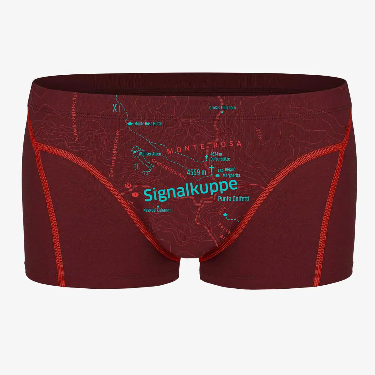 Ein schöner Fleck Erde Signalkuppe Herren Boxershorts Unterhose Wäsche rot NEU