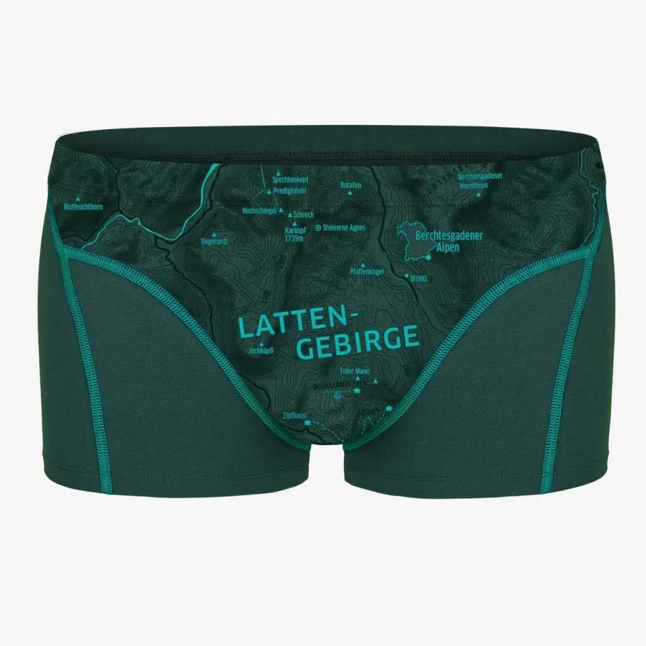 EIN SCHÖNER FLECK ERDE Boxershorts LATTENGEBIRGE Herren grün NEU