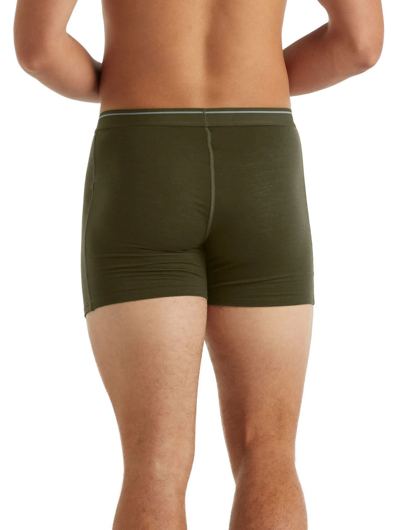 Icebreaker Anatomica Boxers Unterhose kurz Merino Herren grün NEU