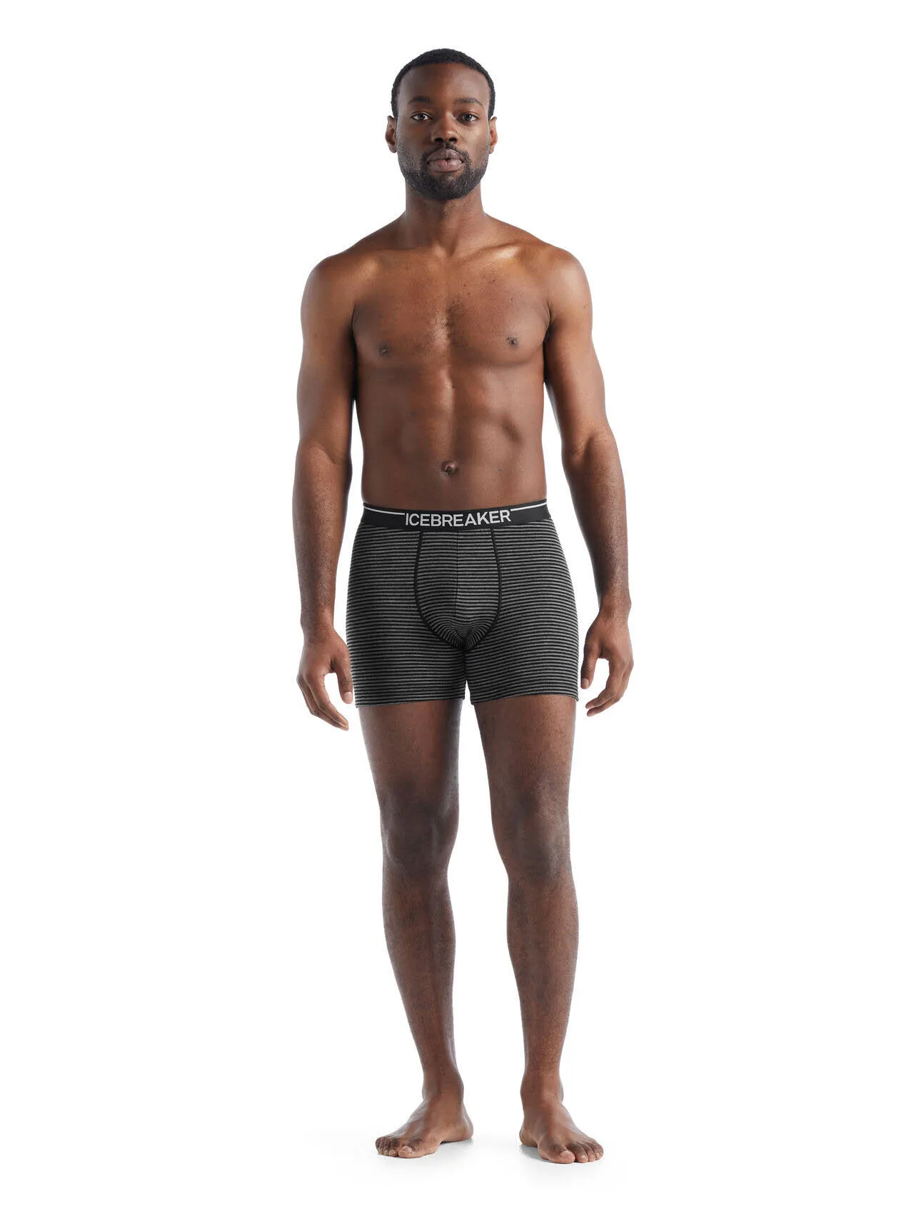 Icebreaker M Anatomica Boxers Herren Unterhose kurz Boxershorts grau NEU