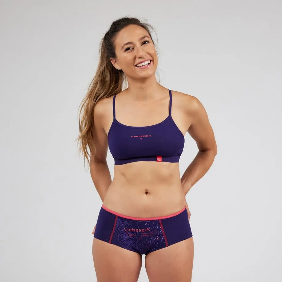 EIN SCHÖNER FLECK ERDE Panty LIEBESECK Unterhose Damen lila NEU