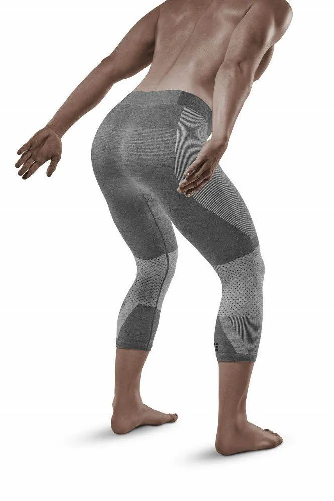 CEP ski touring 3/4 base tights Herren Skiunterhose Skiunterwäsche grau