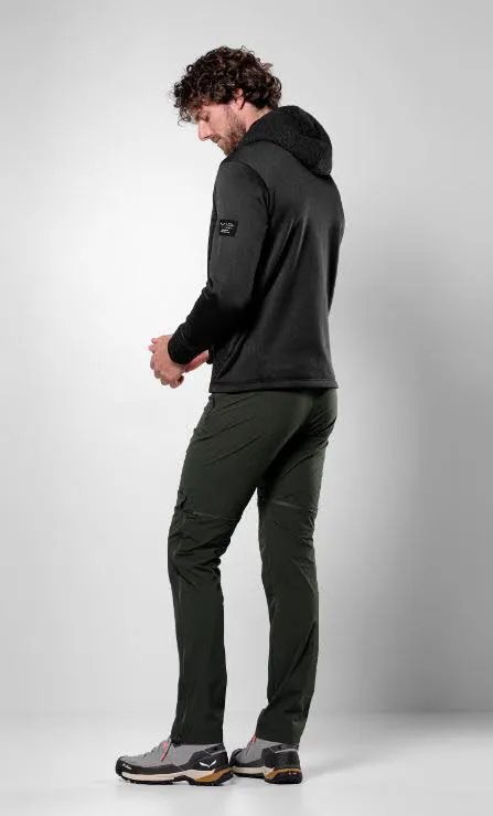 Salewa Fanes Sarner Light Hybrid Herren Strickjacke Kapuzenjacke schwarz