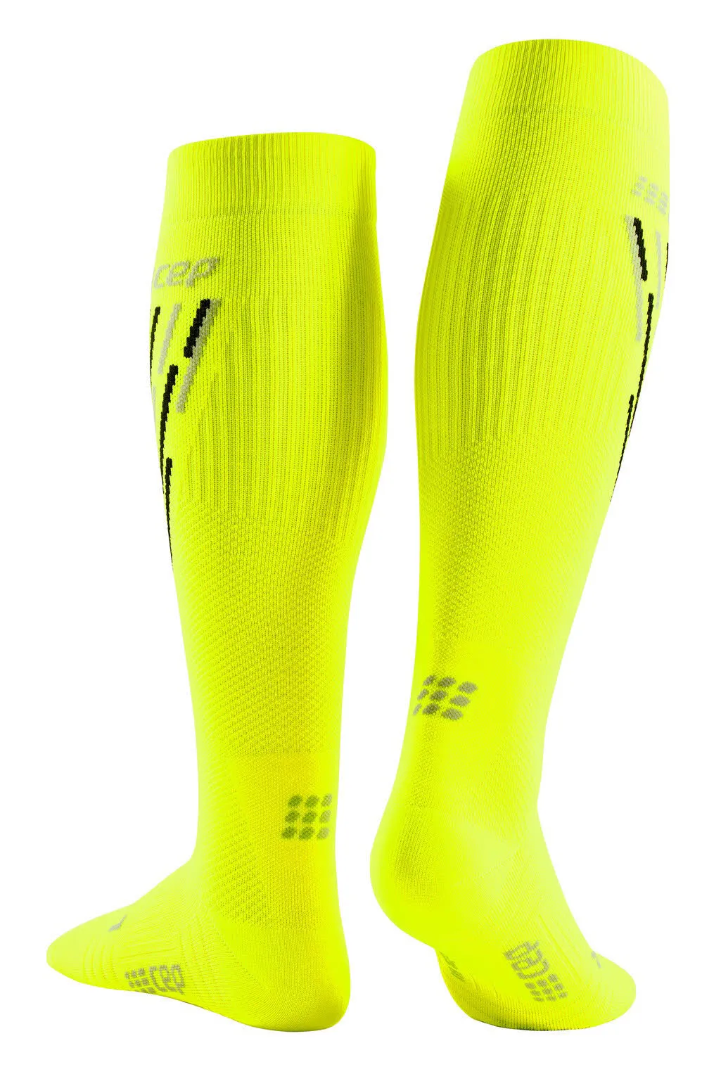 cep Ski thermo Skisocken Skistrümpfe Kompression Herren gelb neon