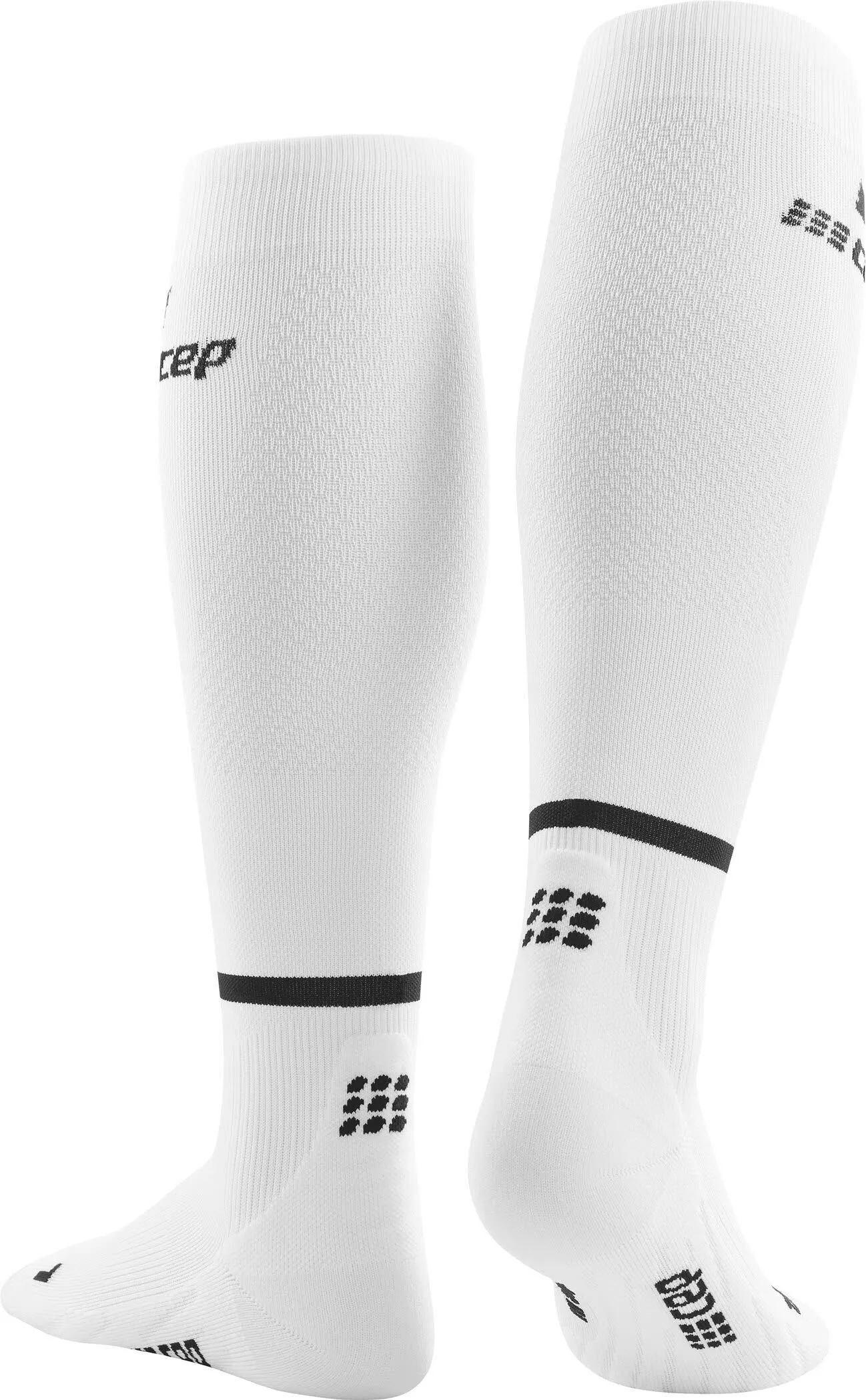 cep The Run Socks Tall Herren Laufsocken Kompressionssocken weiß