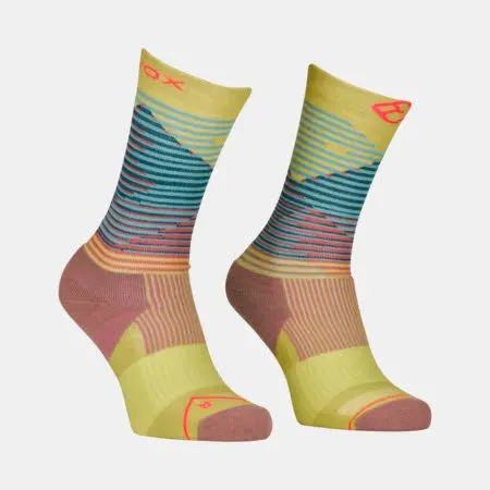 Ortovox All Mountain Mid Socks W Herren Wandersocken gelb
