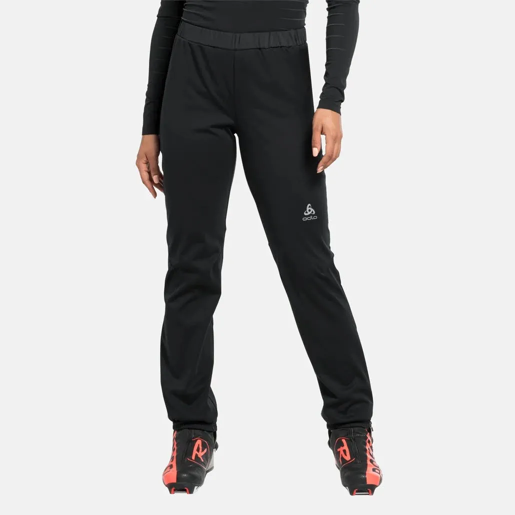 Odlo BRENSHOLMEN Damen Langlaufhose winddicht wasserabweisend schwarz NEU
