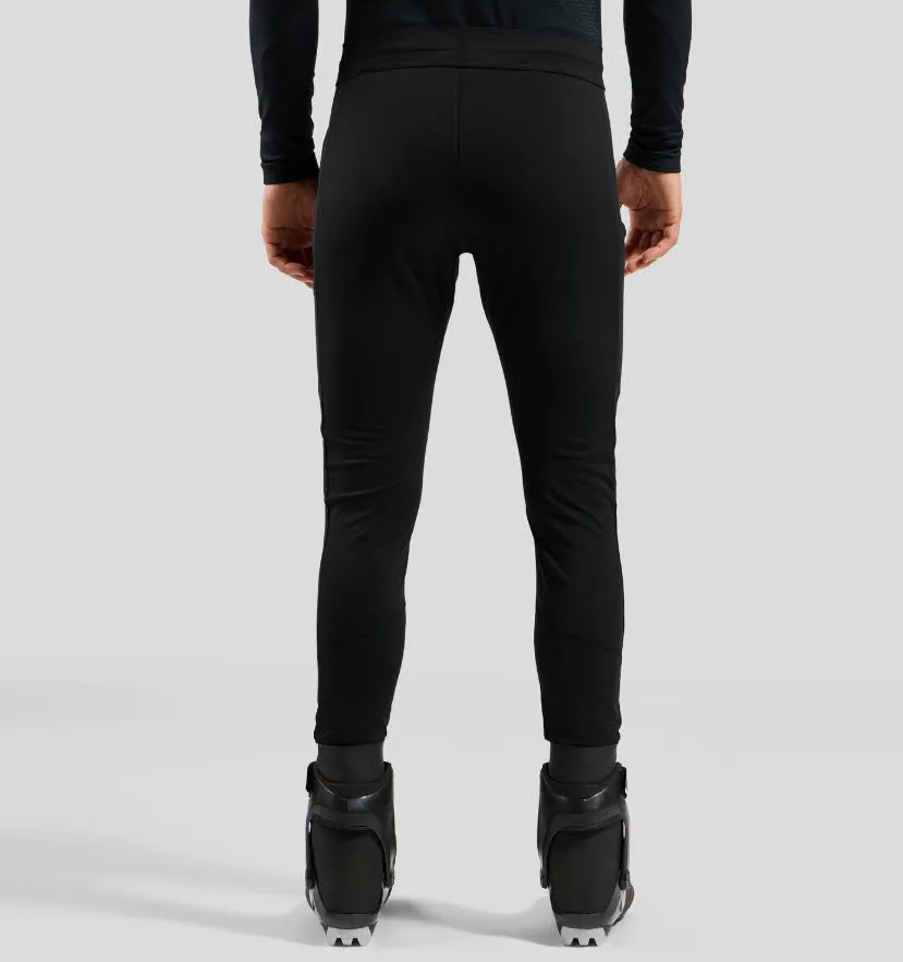 Odlo ZEROWEIGHT PRO WINDPROOF WARM Langlaufleggings Herren schwarz