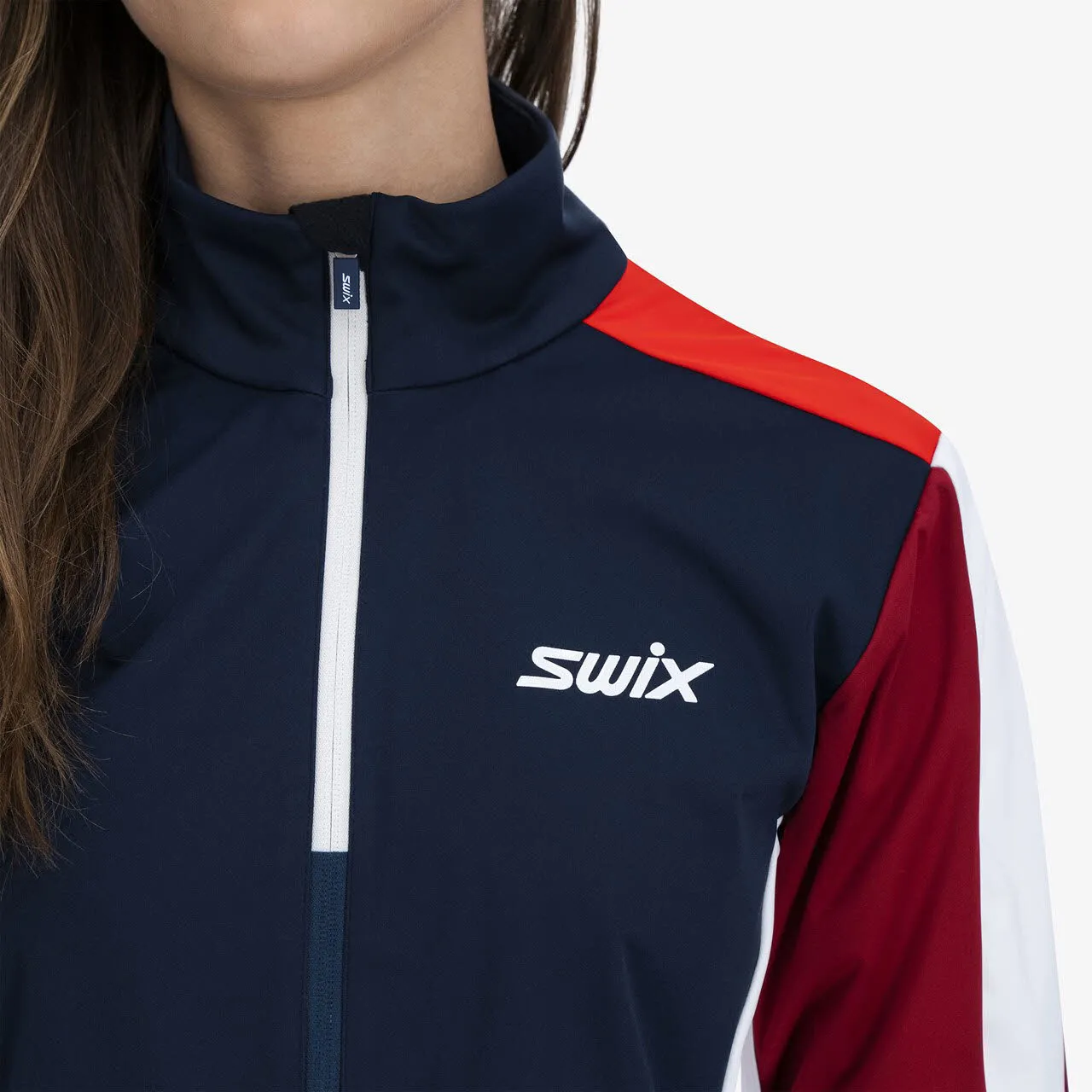 Swix Cross Jacket Damen Langlaufjacke Softshelljacke multicolor