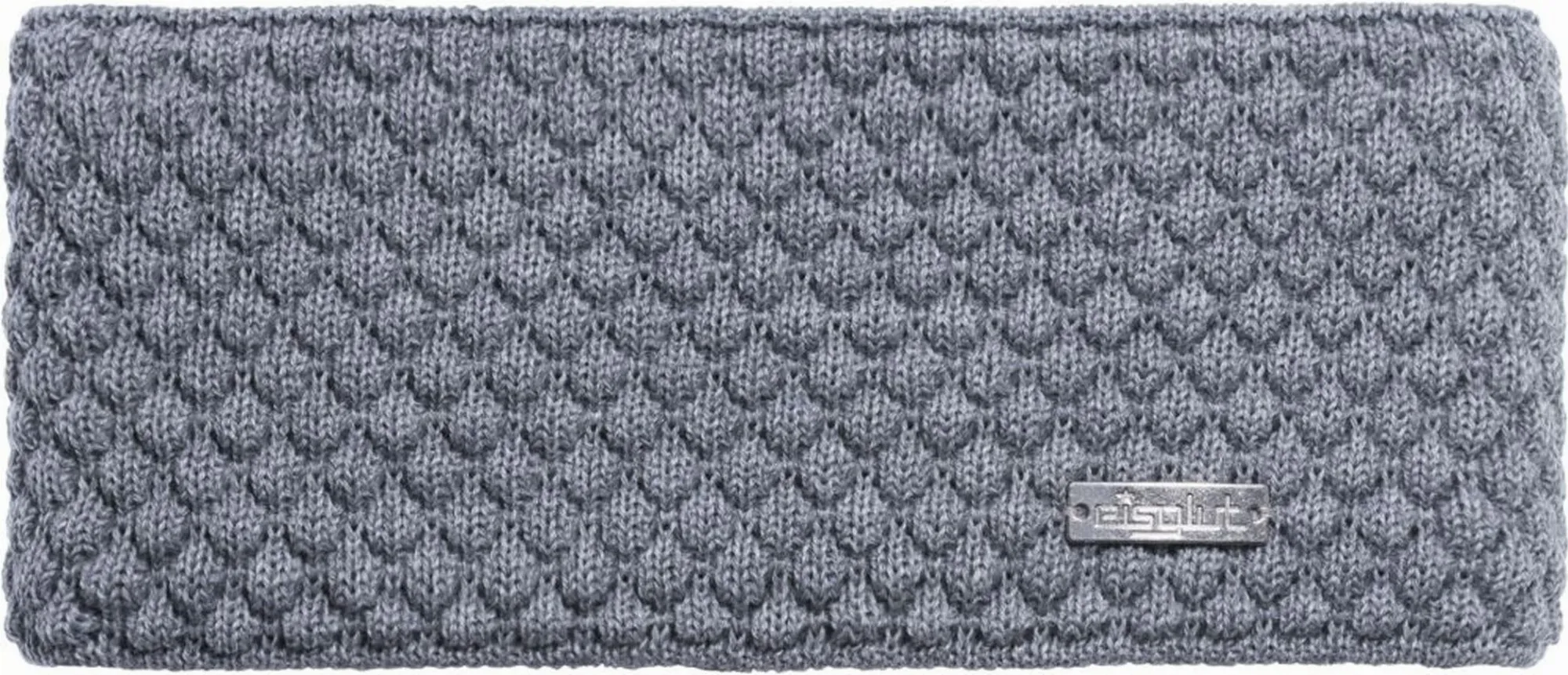 Eisglut Minal Merino Strickstirnband Unisex grau