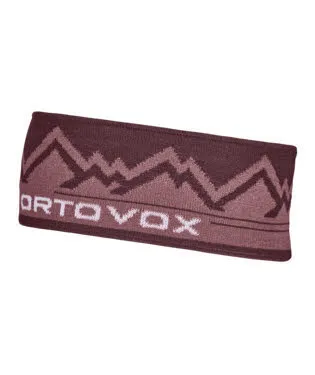 Ortovox PEAK HEADBAND Funktionsstirnband dunkelrot