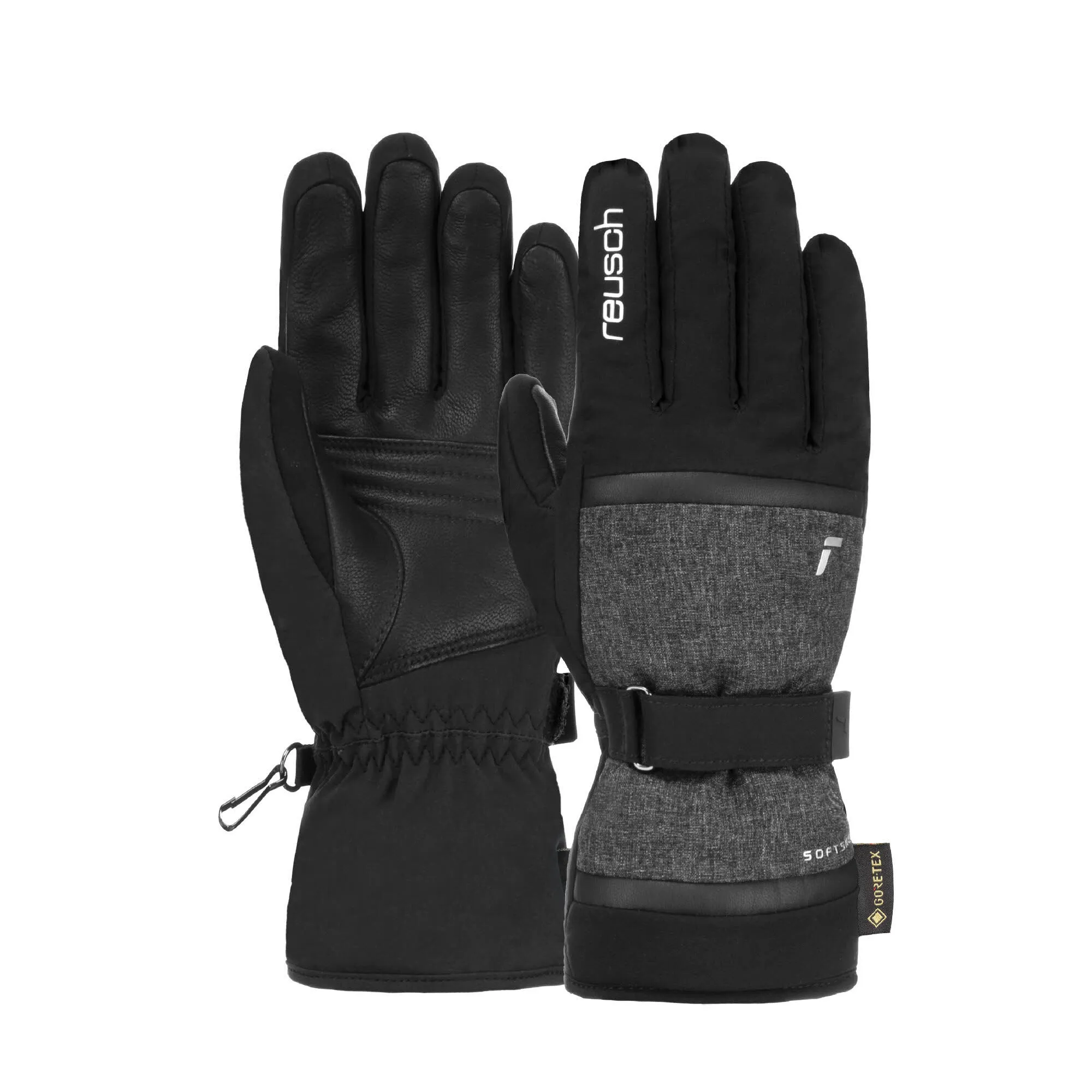Reusch ALESSIA GORE-TEX Skihandschuh Damen schwarz grau