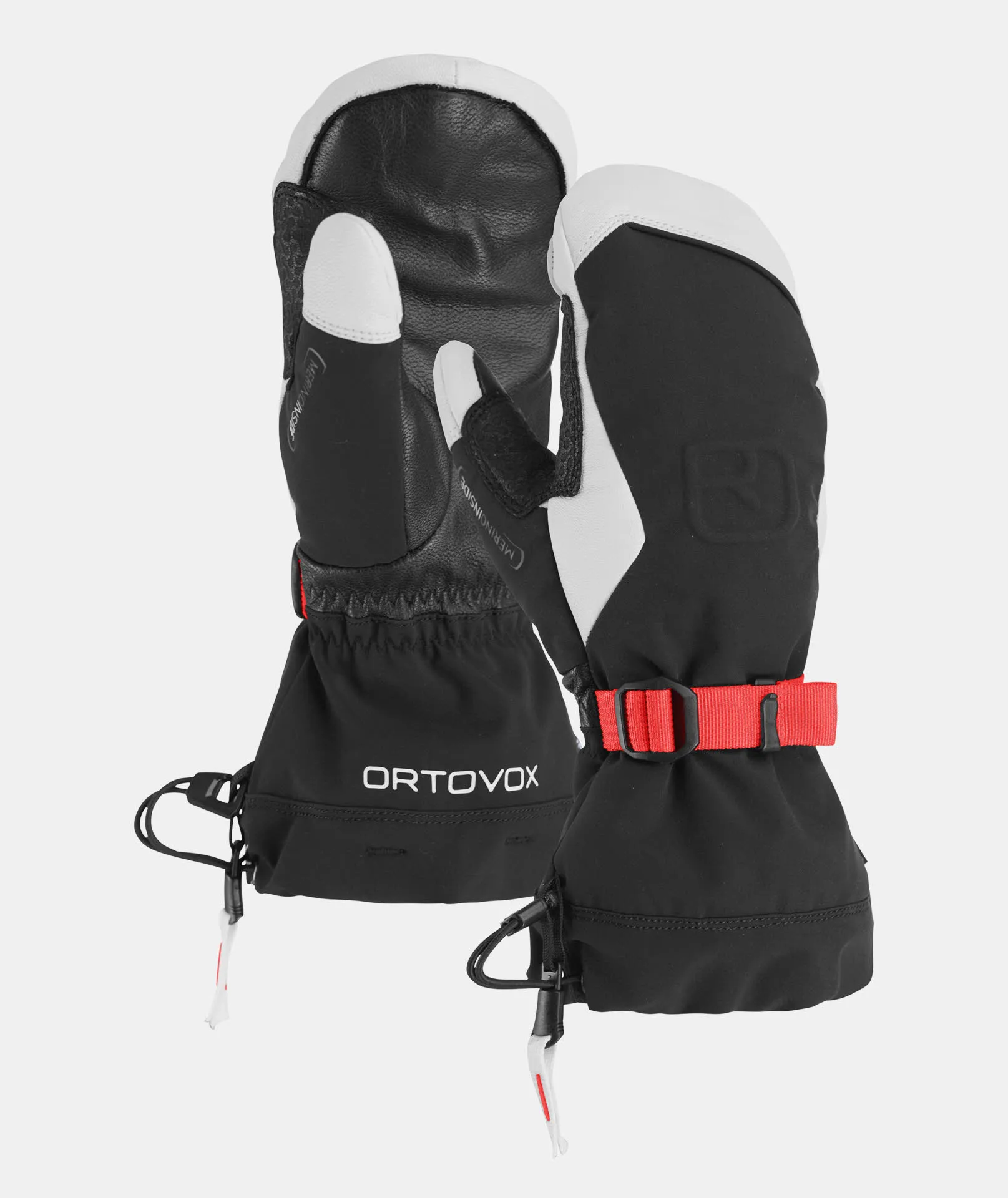 Ortovox MERINO FREERIDE MITTEN W Skihandschuhe Fäustlinge Damen schwarz