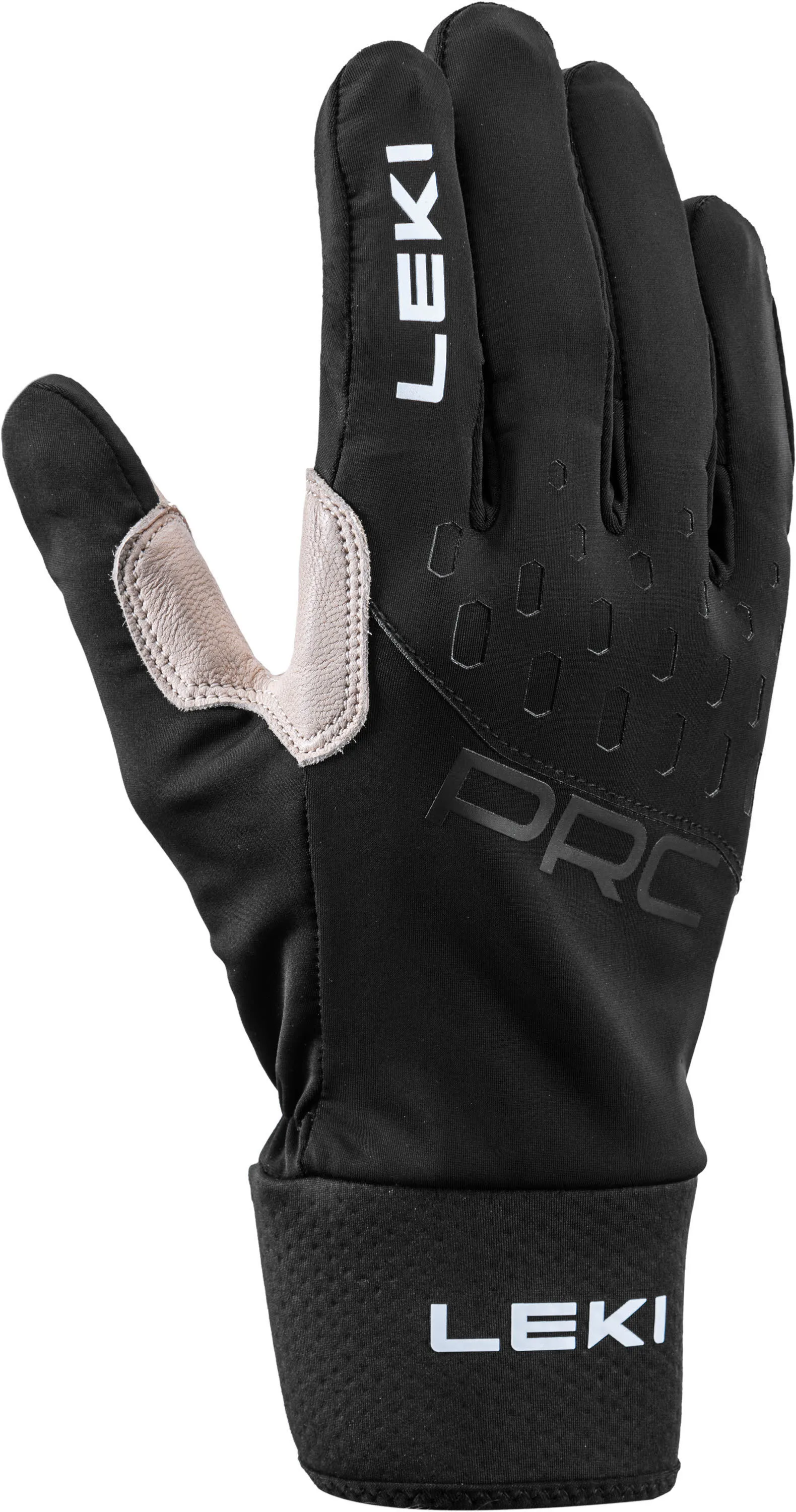 LEKI PCR Premium Handschuh Langlauf Winter Wandern Herren schwarz
