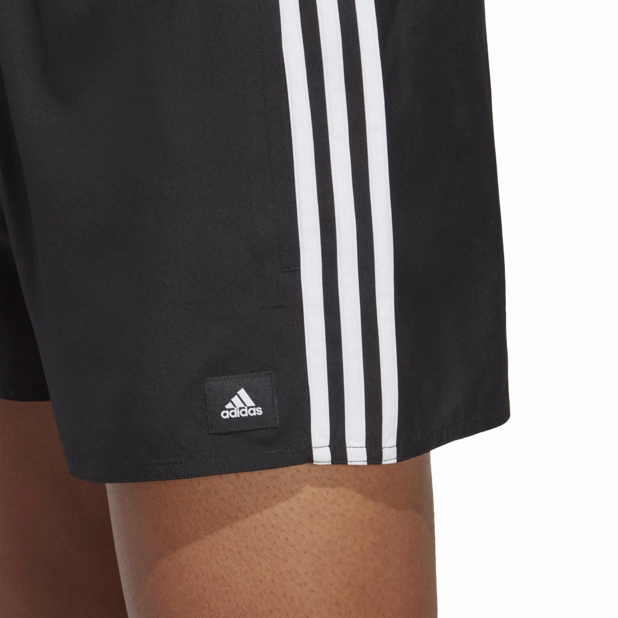 adidas 3-Streifen CLX Herren Badeshorts Badehose Schwimmhose schwarz NEU