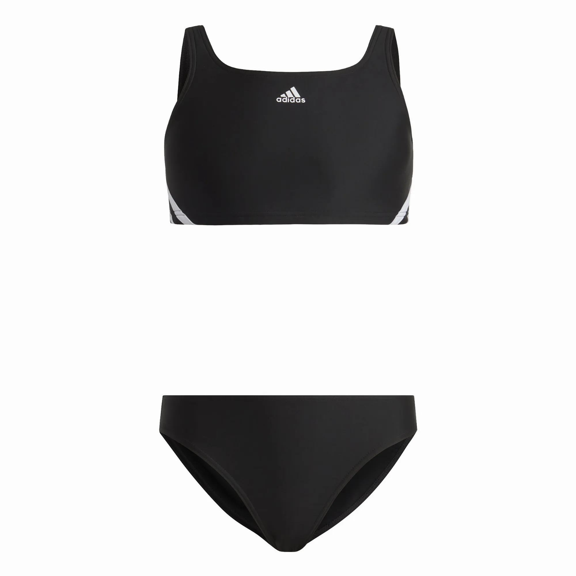 adidas 3-Streifen Bikini Kinder Mädchen schwarz
