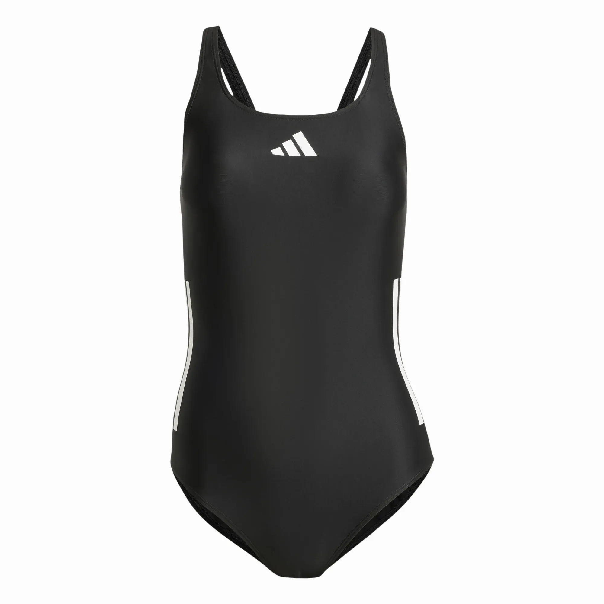 adidas 3-Streifen C-Back Badeanzug Damen schwarz