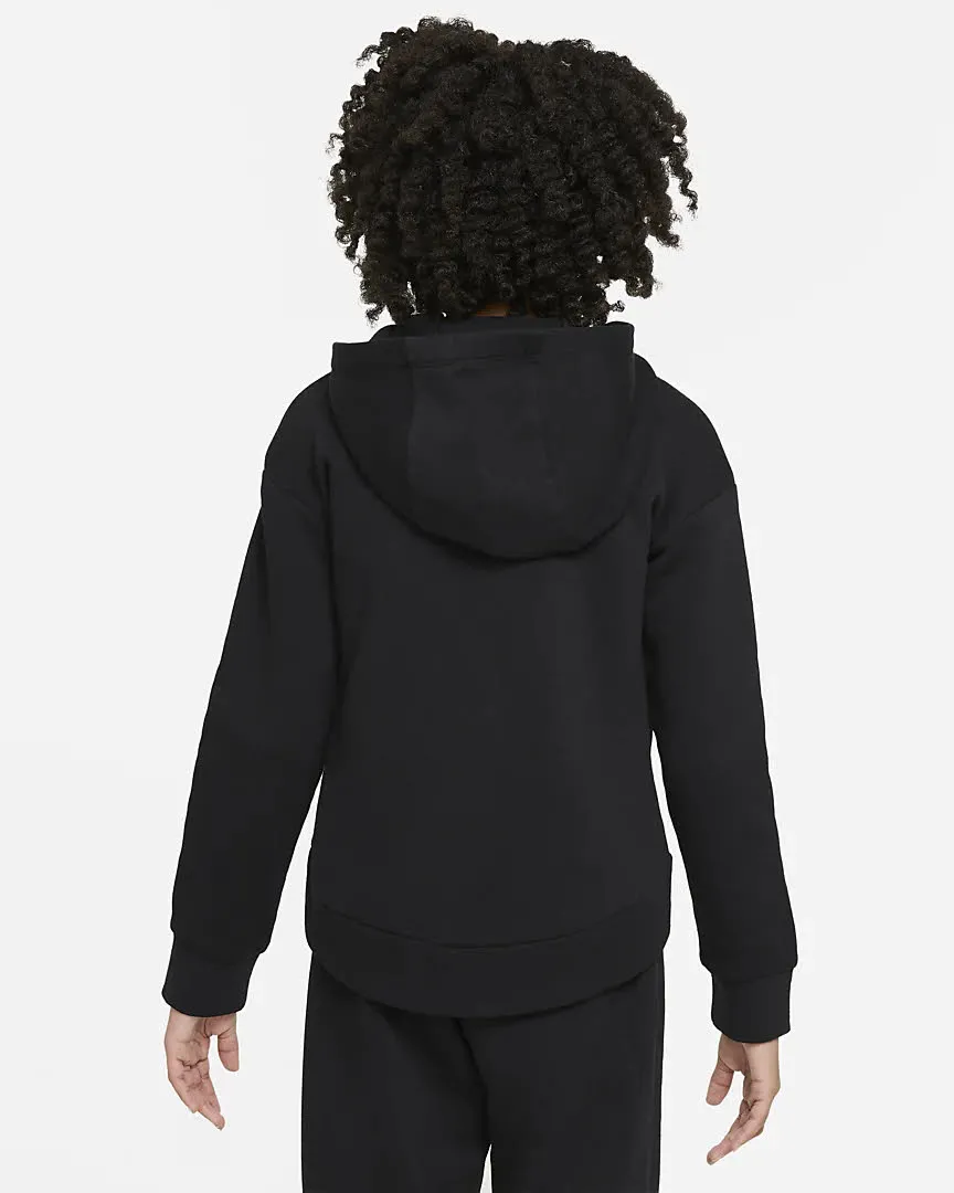 NIKE SPORTSWEAR CLUB FLEECE BI Mädchen Sweatjacke Kapuzenjacke schwarz NEU