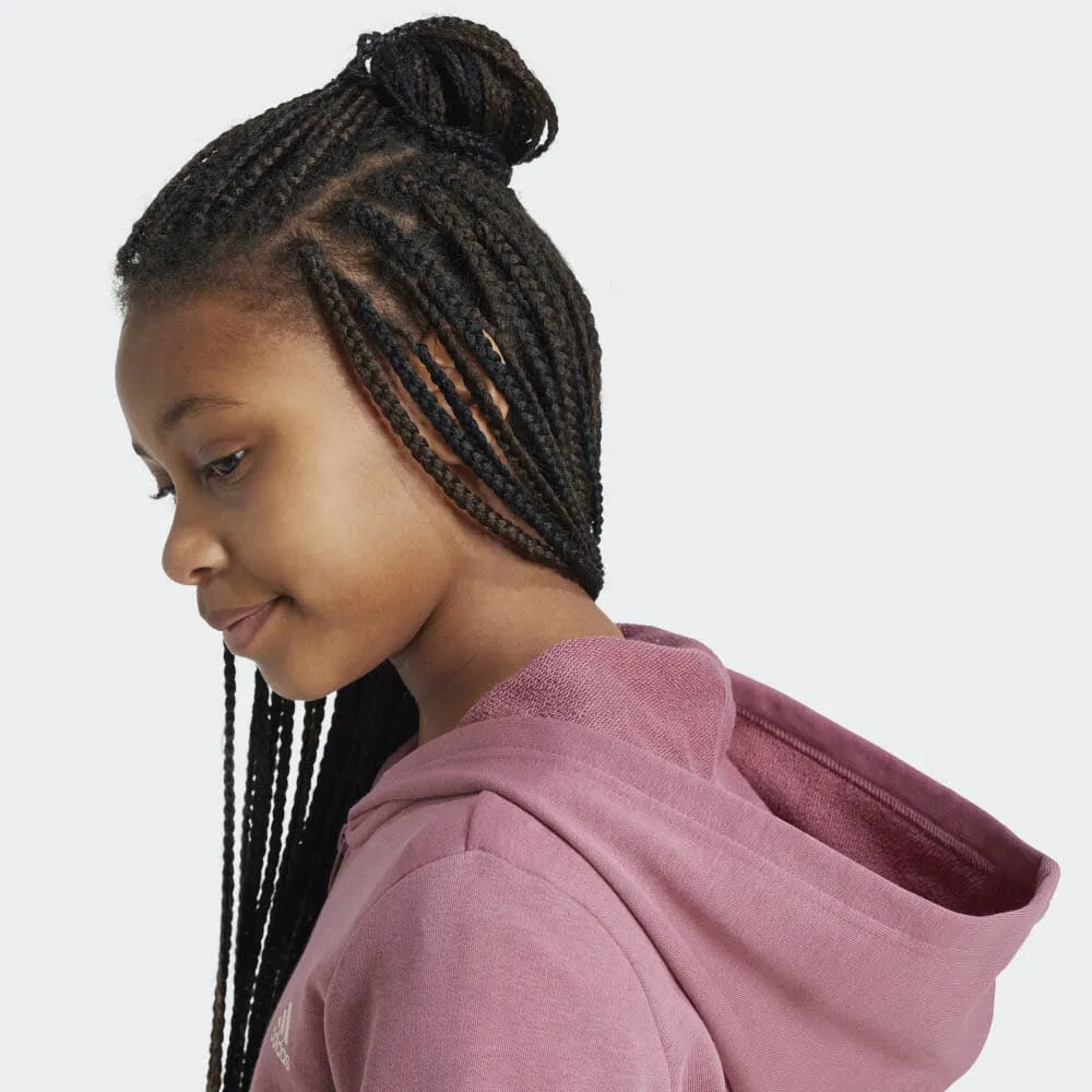 adidas ESSENTIALS LINEAR LOGO Mädchen Jacke Kapuzenjacke pink
