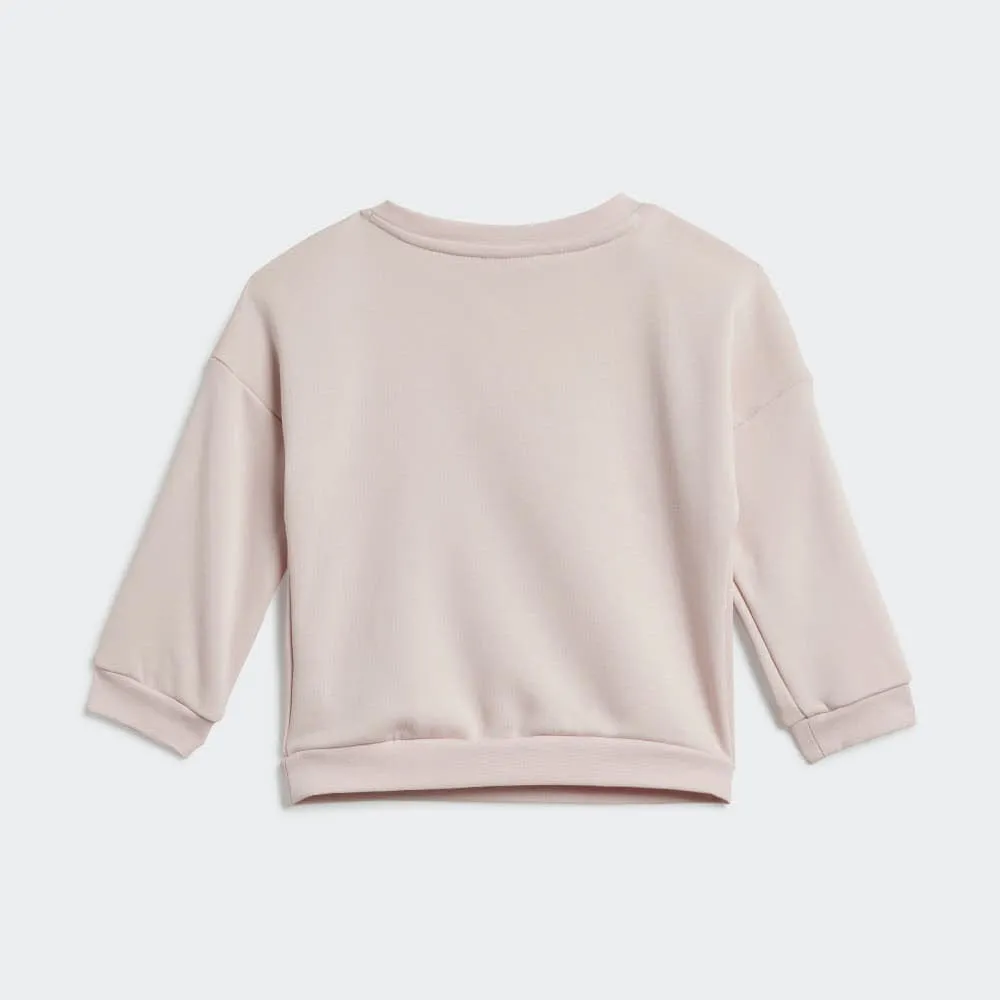 adidas BRAND LOVE Mädchen Jogginganzug Trainingsanzug rosa