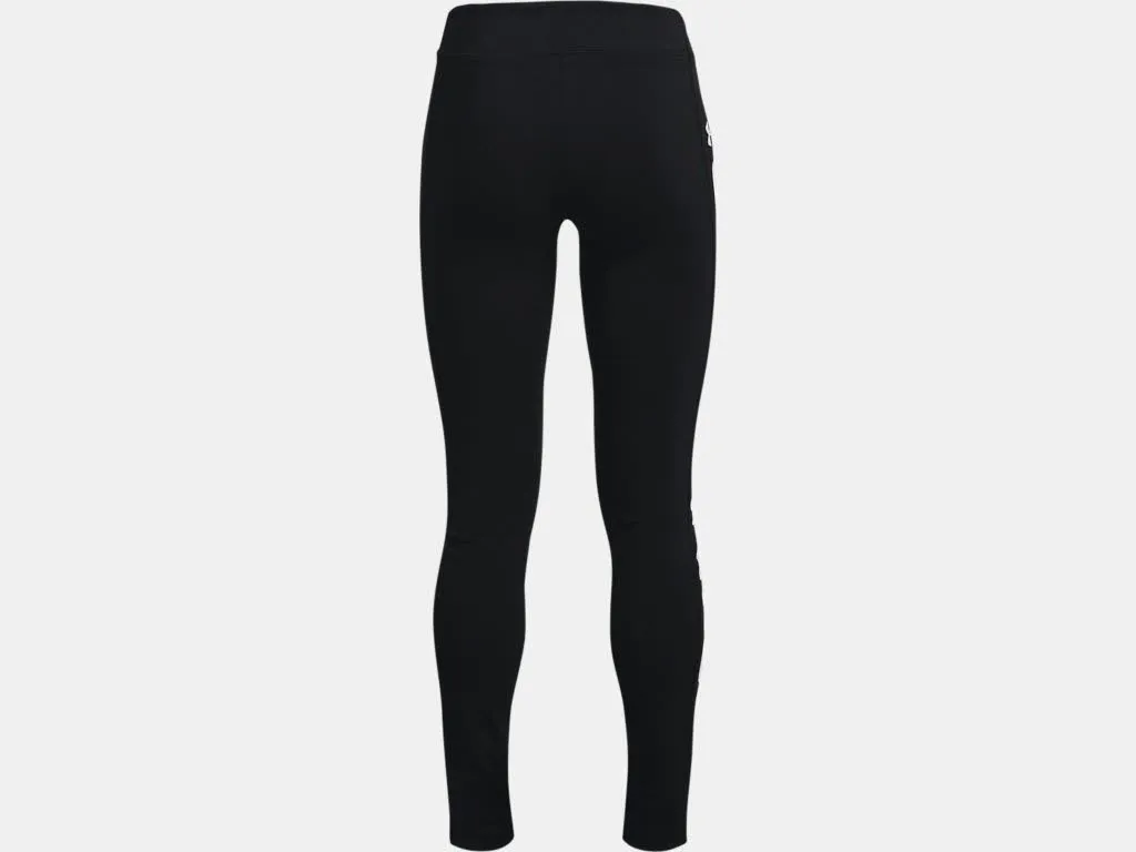 Under Armour Sportstyle Mädchen Leggings lang Sport Freizeit Komfort schwarz NEU