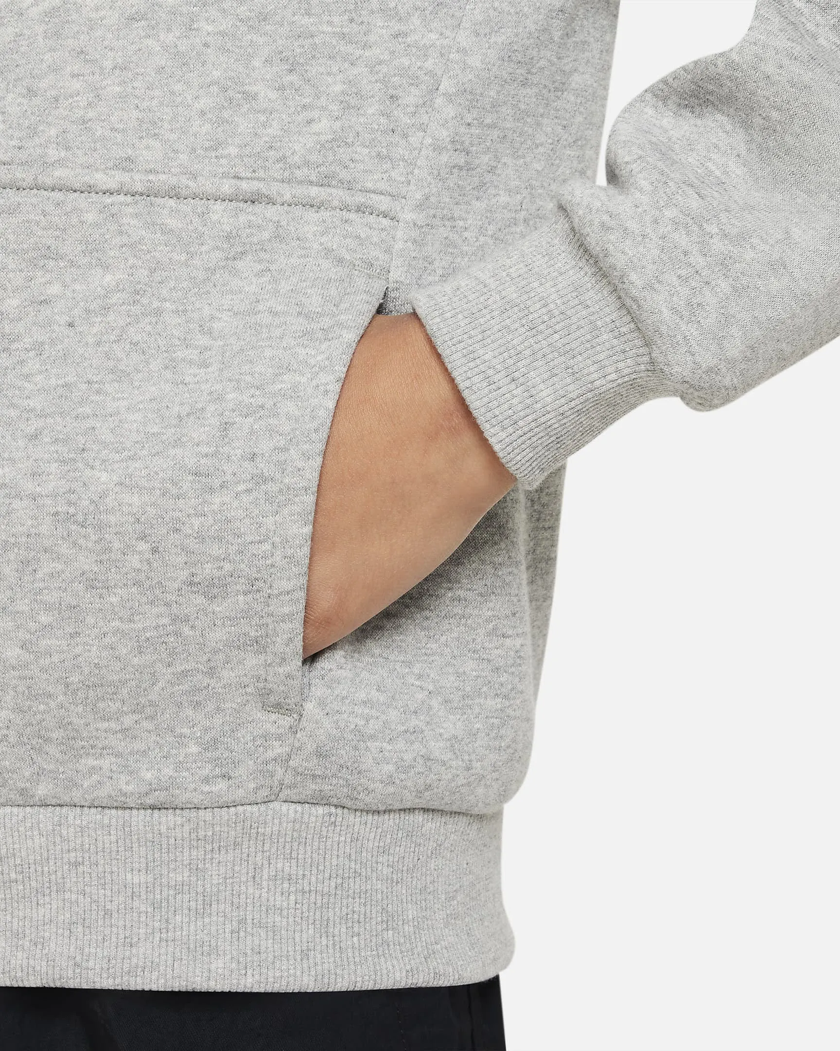 Nike Sportswear Club Fleece Kinder Kapuzenjacke Fleece-Jacke grau