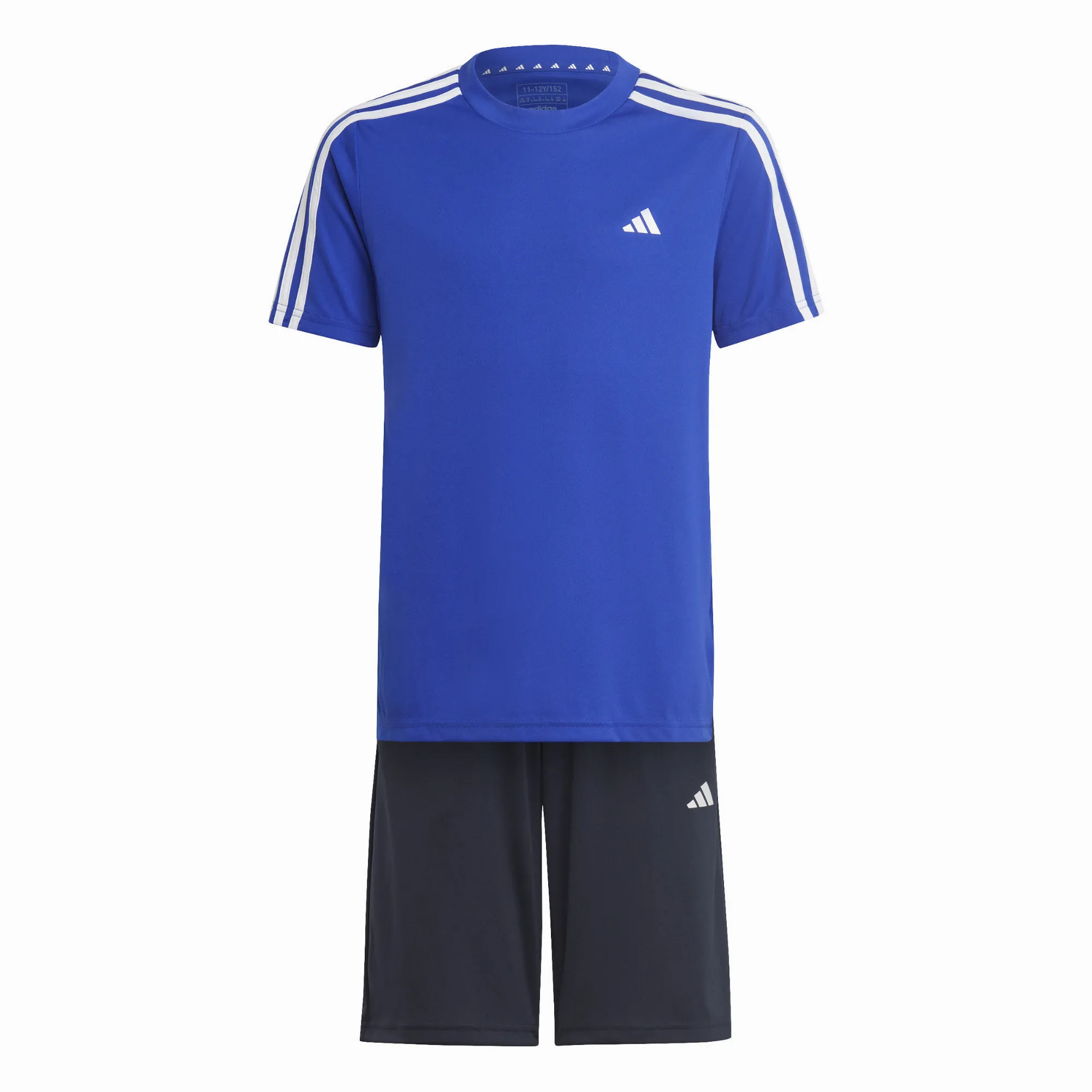adidas Train Essentials AEROREADY 3-Streifen Regular-Fit Training Set Kinder blau
