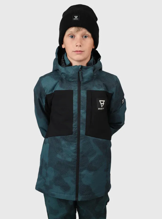 Brunotti Aratiny-Gradient Jungen Skijacke Snowboardjacke dunkelgrün