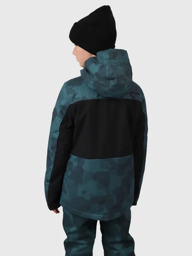 Brunotti Aratiny-Gradient Jungen Skijacke Snowboardjacke dunkelgrün