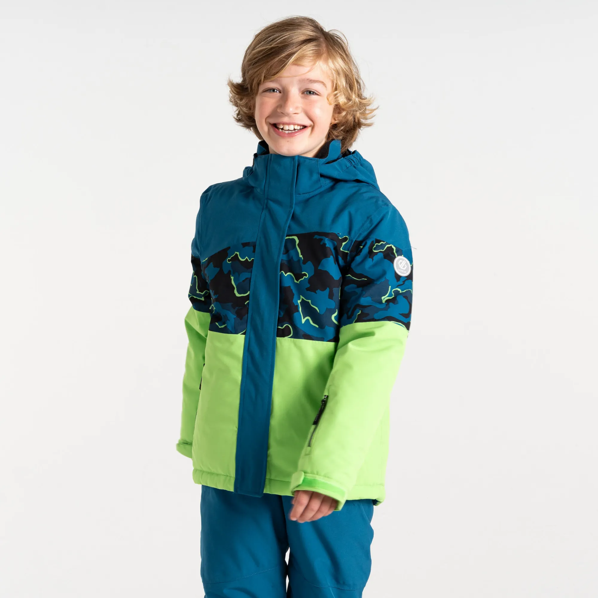DARE2B Humour III Jacket Skijacke Kinder Jungen blau grün
