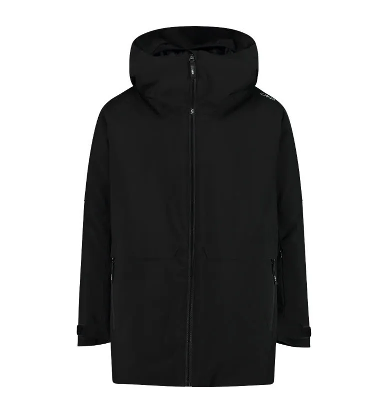 CMP Kinder Kapuzenjacke Skijacke Jungen schwarz