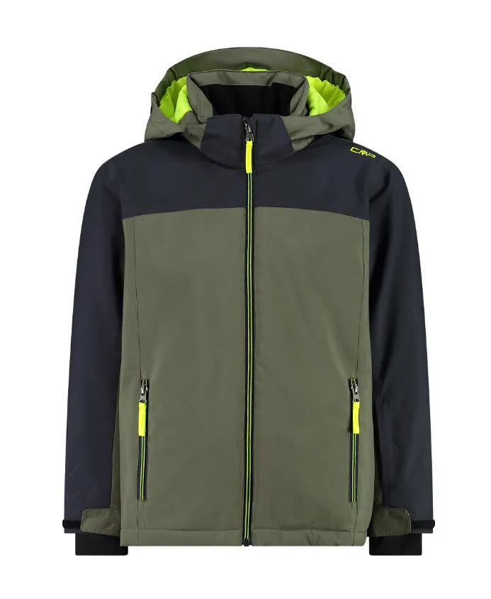 CMP Kinder Kapuzenjacke Skijacke Jungen dunkelgrün