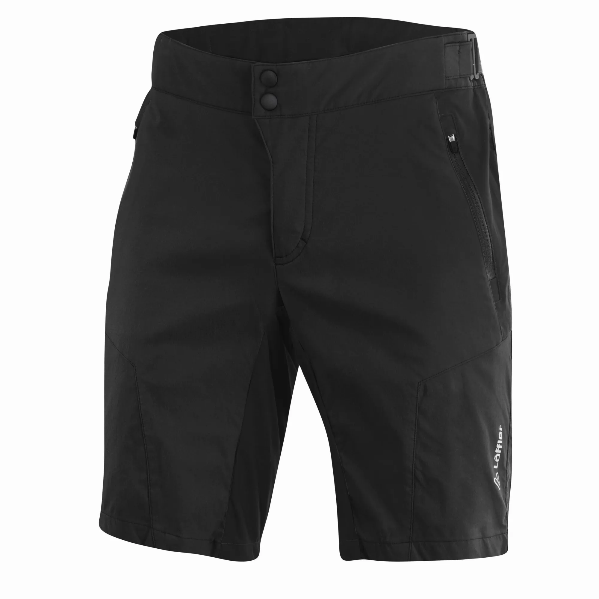 Löffler Evo-E CSL Herren Radsportshorts Schwarz
