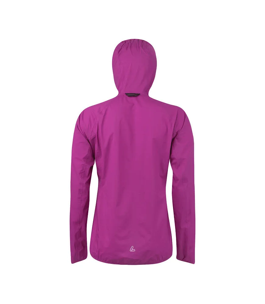 Löffler W HOODED JACKET WPM POCKET Damen Laufjacke Radsportjacke lila