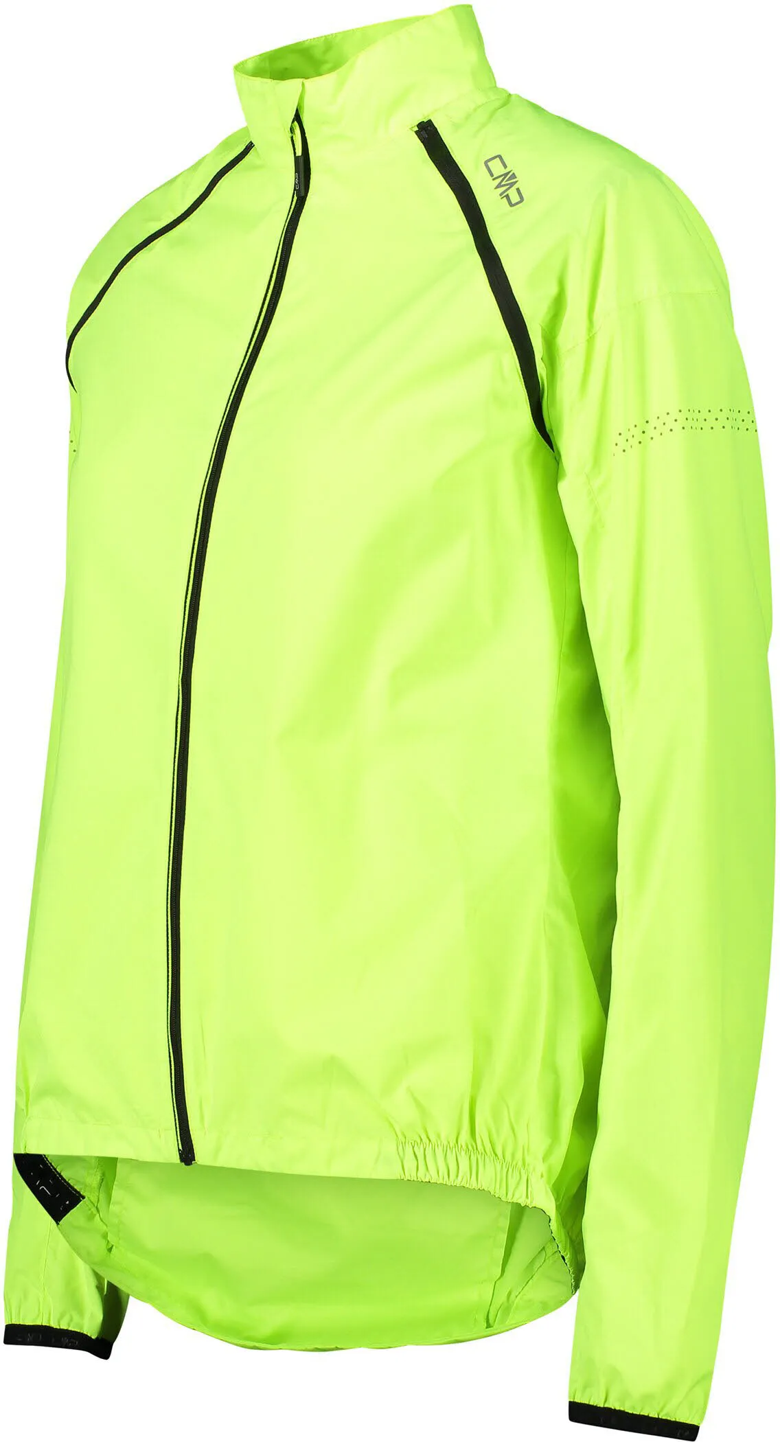 CMP Fahrradjacke Windjacke Windweste Damen neongrün neongelb